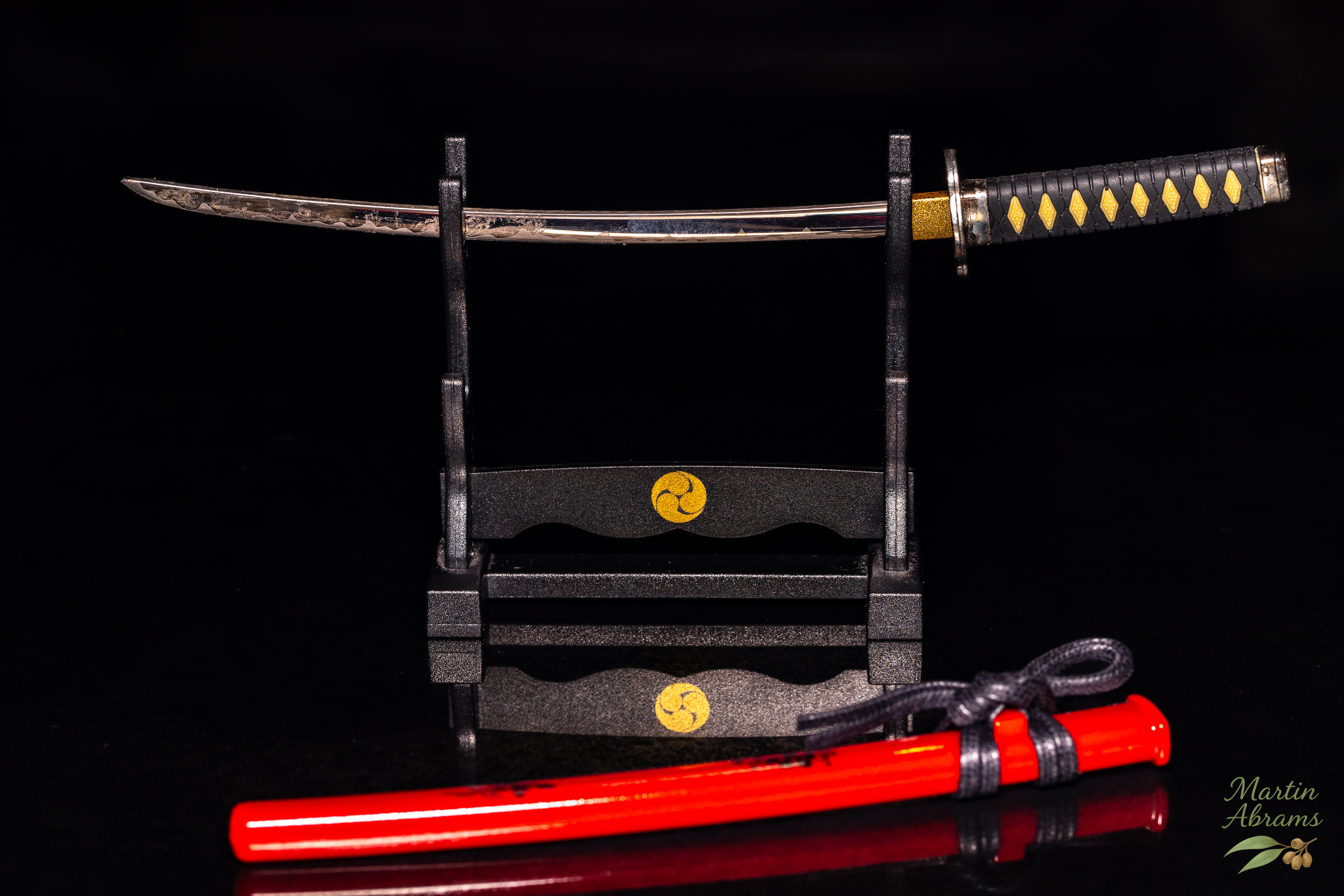 Letter opener on table with cover off